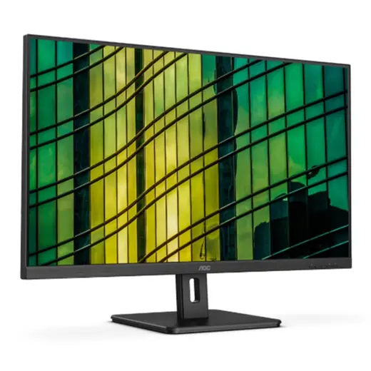 31.5 AOC U32E2N 4MS 60MHZ 2XHDMI 1XDP 4K UHD 3840X2160 HOPARLÖR ÇERÇEVESİZ VESA SİYAH görseli 2
