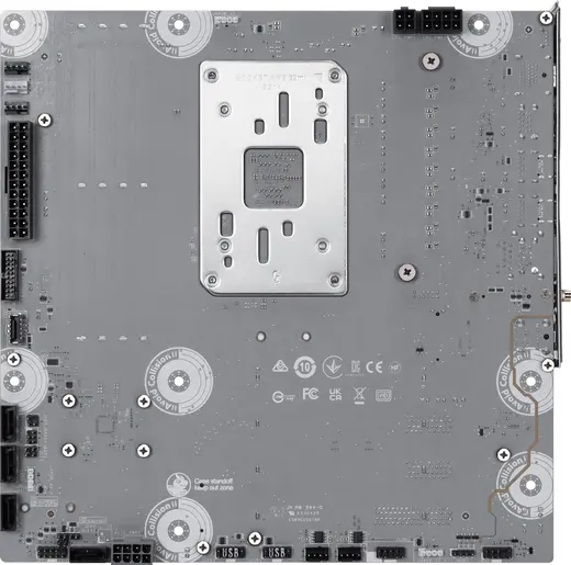 MSI PRO B850M-A WIFI7 PZ DDR5 HDMI-DP TYPEC PCIE 5.0 AM5 mATX BEYAZ görseli 3
