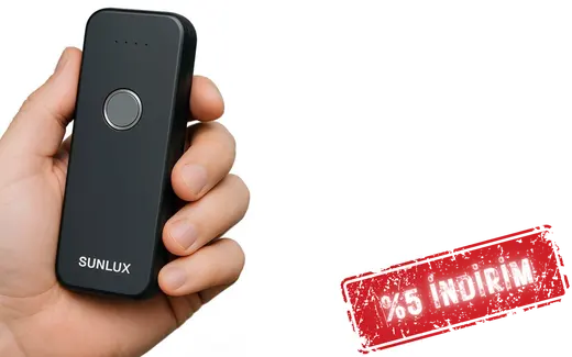 Sunlux XL-9010 Karekod Kablosuz Barkod Okuyucu görseli 1