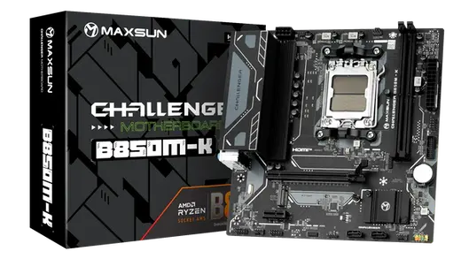 MAXUN CHALLANGER B850M-K HDMI PCIE 5.0 AM5 mATX görseli 4