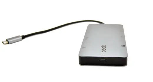 BEEK BA-DCK-UC08DH 8 in 1 USB Tip C Docking Station görseli 3