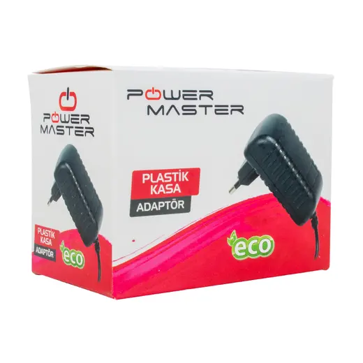 POWERMASTER PM-620 18 VOLT - 1 AMPER 3.5*1.35 MM UÇLU PLASTİK KASA PRİZ TİPİ ADAPTÖR görseli 3