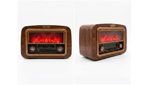 Everton Rt-742 Şömine Göstergeli Bluetooth Fm-Usb-Tf-Aux Şarjlı Nostaljik Radyo