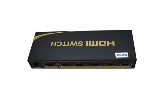 BEEK BS-VSW-HD51UH 5 Port Ultra HD 4K HDMI Switch, 5 giriş - 1 çıkış, uzaktan kumandalı, 4K2K görseli 5