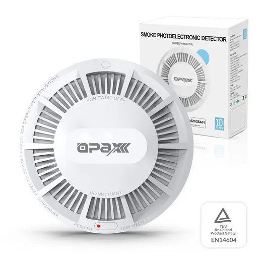 Opax HY-SSA01 Photoelectric Kombine Kablosuz Duman & ISI Dedektörü ve Alarmı görseli 4
