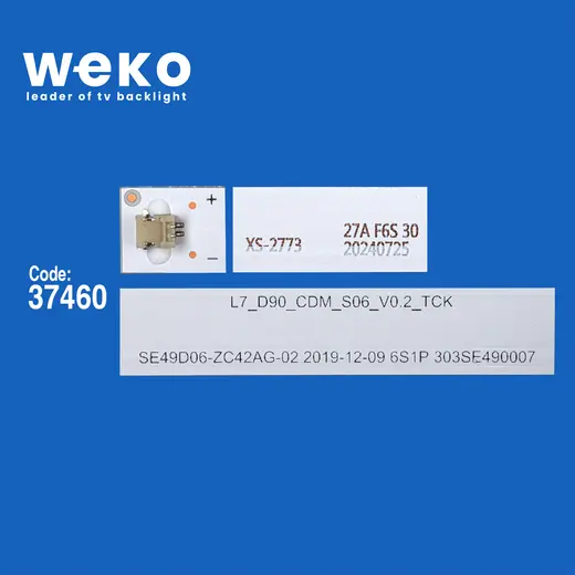 WKSET-6796 37460X7 SE49D06-ZC42AG-02 6S1P 303SE490007 7 ADET LED BAR alternatif görünüm