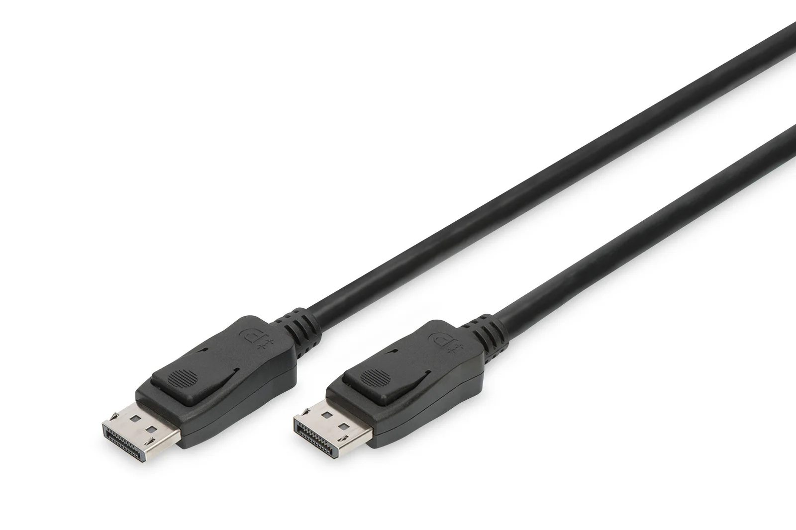 DIGITUS AK-340106-020-S DisplayPort (DP) Bağlantı Kablosu, DP Erkek DP Erkek, 2 metre, kilit mekanizmalı, Ultra HD 8K