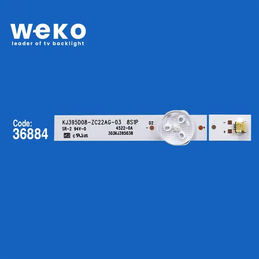 WKSET-6091 36884X3 KJ395D08-ZC22AG-03 8S1P 303KJ395038 3 ADET LED BAR alternatif görünüm