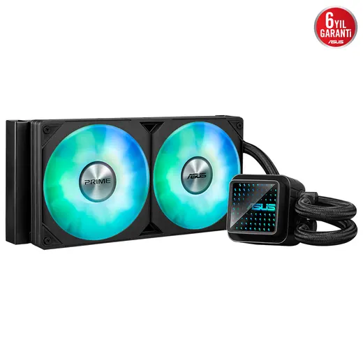 ASUS 240MM PRIME LC 240 ARGB AM5-1851p Sıvı Soğutmalı İşlemci Fanı / 90RC0111-B0EAY0 görseli 5