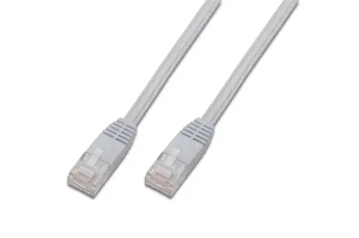 DIGITUS DK-1511-050F/WH Yassı Patch Kablo, UTP, CAT. 5E, 5 metre, AWG 30/7, Beyaz Renk, RAL9003
