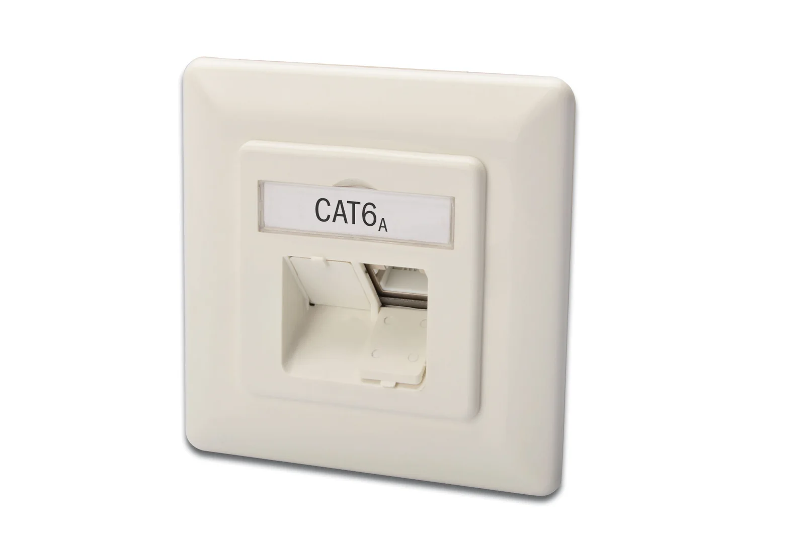 DIGITUS DN-9008-1 Sıva Altı İkili RJ-45 Priz, CAT. 6A Class EA, Shielded (Zırhlı), 2 x RJ45