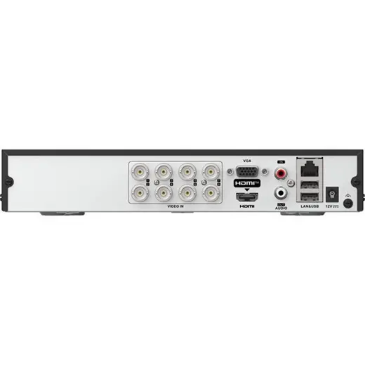 HIKVISION 8kanal 2mp 1-diskli Analog Kayıt Cihazı DS-7208HGHI-M1/C görseli 1