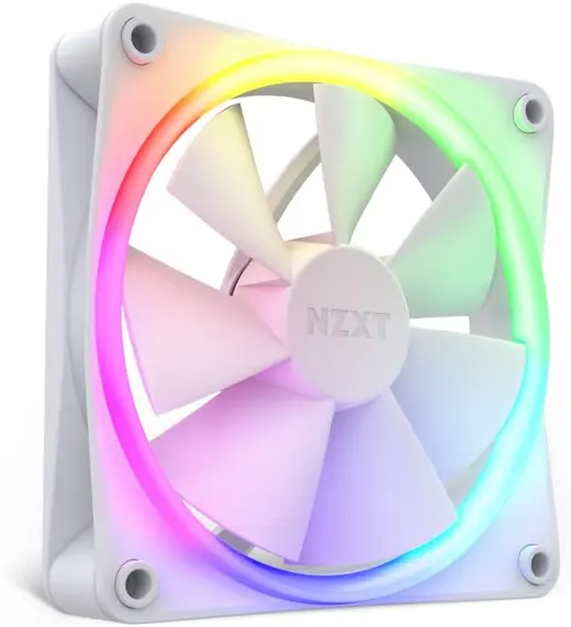 NZXT 120MM F120 RGB Beyaz PWM Kasa Fanı – RF-R12SF-W1 görseli 4