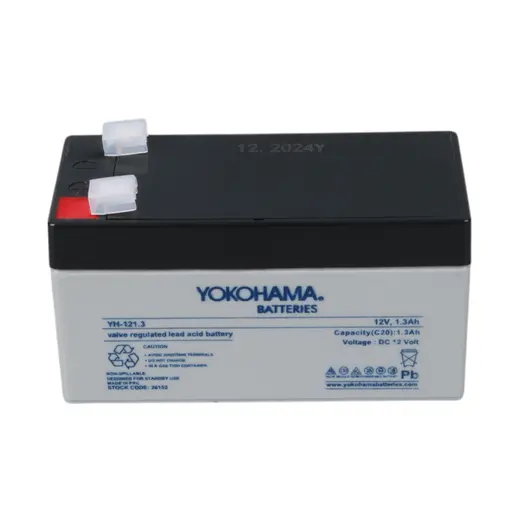 YOKOHAMA YH-121.3 12 VOLT - 1.3 AMPER AKÜ (97 X 43 X 52 MM) görseli 3