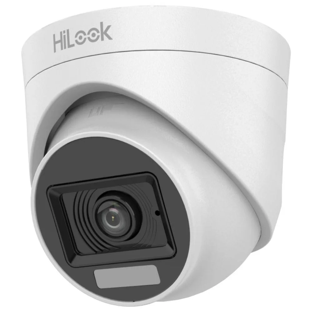 HiLook THC-T127-LPC 2MP Analog 2.8mm ColorVu Gece Renkli Turret Güv. Kamerası