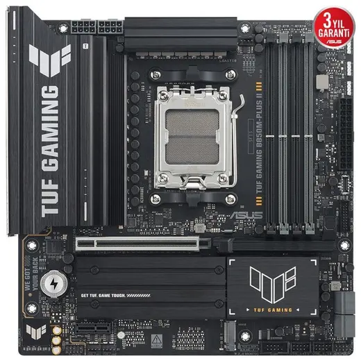 ASUS TUF GAMING B850M-PLUS II DDR5 HDMI DP PCIE 5.0 AM5 ATX görseli 6