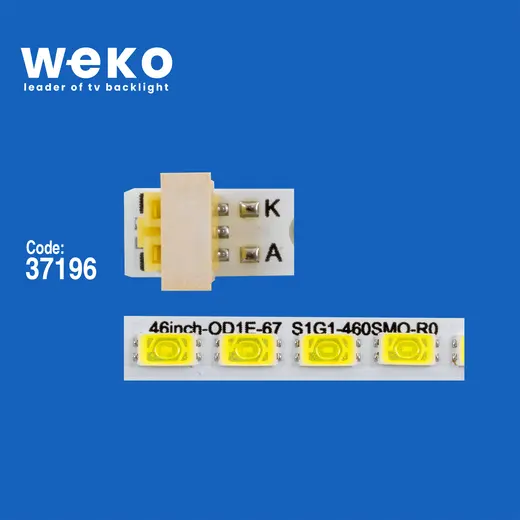 WKSET-6495 37196X2 46INCH OD1E-67 S1G1-460SMO-R0 2 ADET LED BAR (67LED) alternatif görünüm