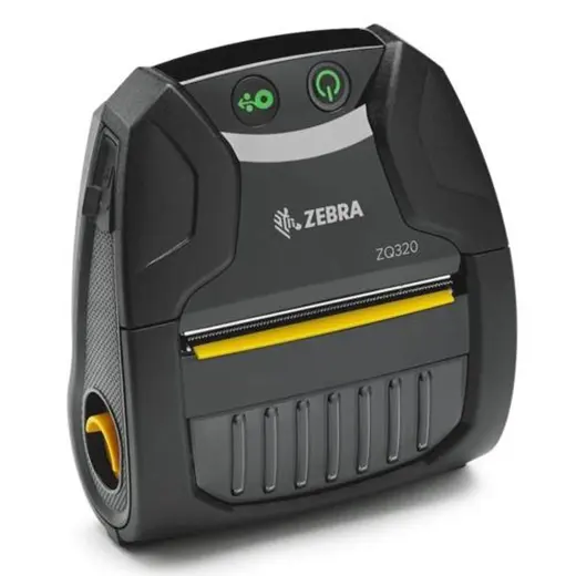 Zebra ZQ320 Plus Mobil Barkod Yazıcı Siyah - ZQ32-A0E04TE-00