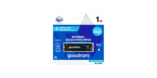 GOODRAM 1TB 2280 3500-2500MB/s GEN3 M2 NVME Disk SSDPR-PX500-01T-80-G3 görseli 1