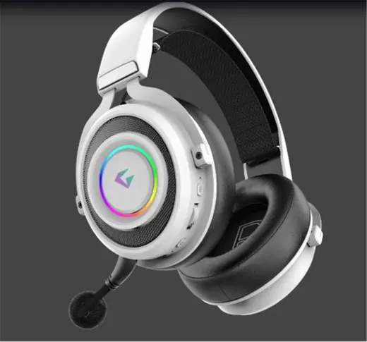 Gameagle GE2010 Step Hunter S1 RGB Kablosuz Mikrofonlu Oyuncu Kulaklığı Beyaz alternatif görünüm
