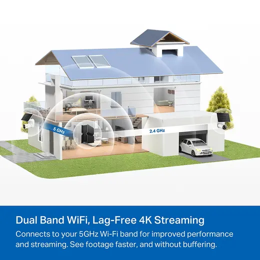 TP-LINK 8MP Bullet 3.1MM Wıfı Kablosuz Güneş Enerjili IP Kamera Tapo C460 KIT görseli 3
