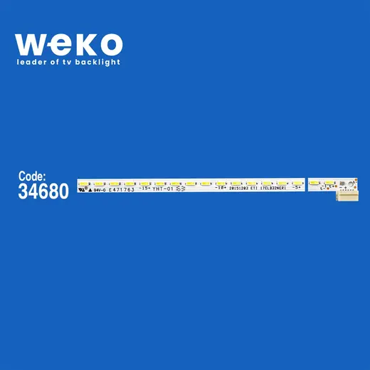 WKSET-6126 34680X1 17ELB32NER1 0532005.400300.3202 ETI 20150004 1 ADET LED BAR (64LED) alternatif görünüm