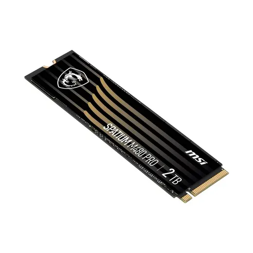 MSI 2TB SPATIUM M480 PRO 7400 7000MB/s M2 NVME GEN4 Disk Soğutuculu görseli 3