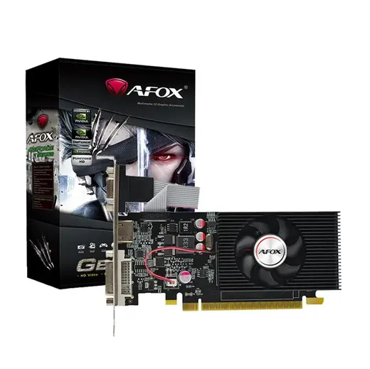 Afox Geforce GT730 2gb Ddr3 128bit AF730-2048D3L6 DVI HDMI VGA LP Single Fan Retail Pack Ekran Kartı