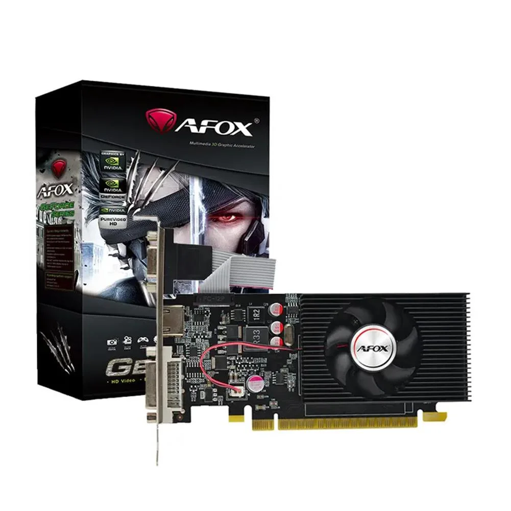 Afox Geforce GT730 2gb Ddr3 128bit AF730-2048D3L6 DVI HDMI VGA LP Single Fan Retail Pack Ekran Kartı