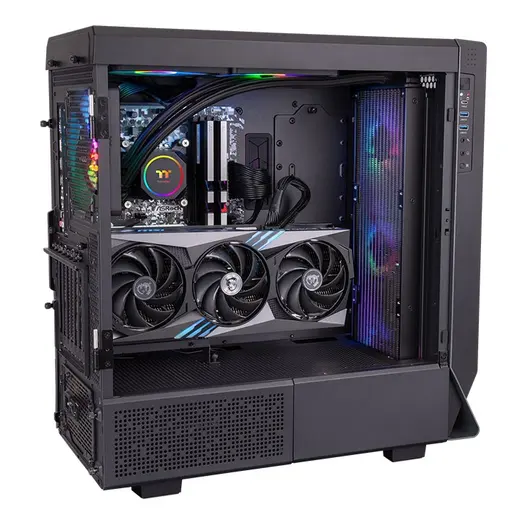 THERMALTAKE 420MM TH420 CL-W367-PL14SW-A ARGB AM5-1851p Sıvı Soğutmalı İşlemci Fanı görseli 2