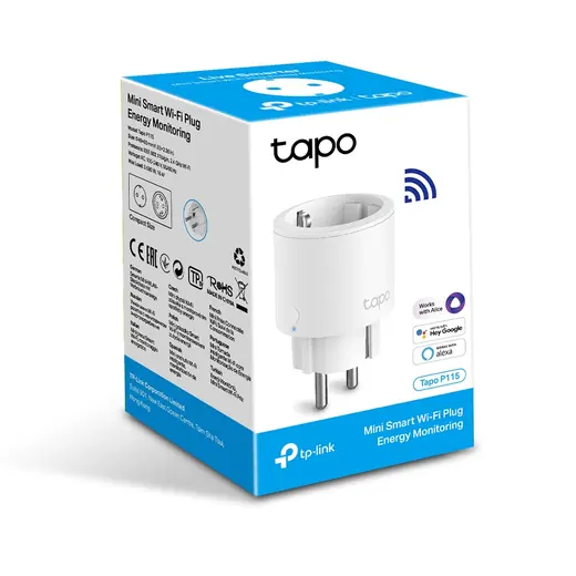 TP-LINK Tapo P115 Wıfı Enerji İzlemeli Akıllı Priz görseli 1