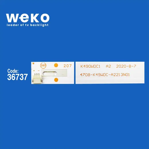 WKSET-5906 36737X9 K490WDC1 A2 4708-K49WDC-A2213N01 9 ADET LED BAR alternatif görünüm