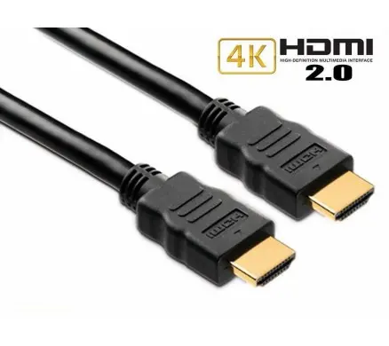5 Metre HDMI 3D + 4K UHD Erkek / Erkek Altın Uç Kablo alternatif görünüm