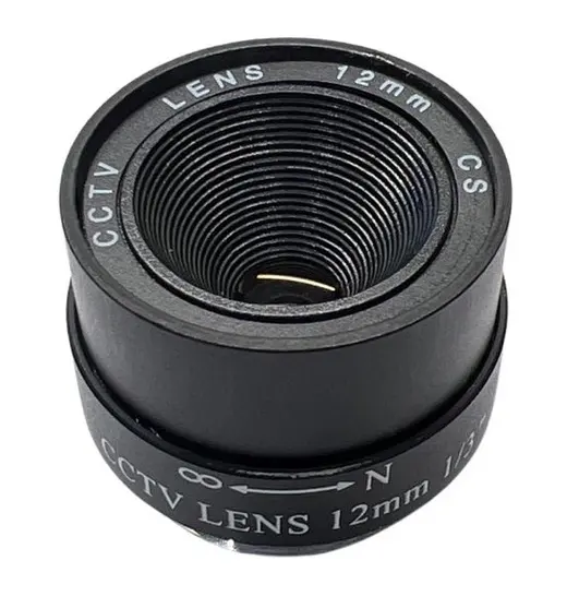 12 mm Analog Kamera Sabit Iris Fixed Lens