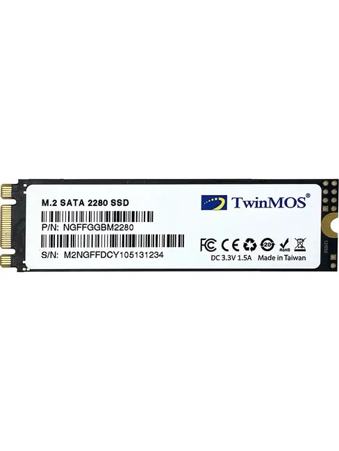 TWINMOS 2 TB M.2 SATA SSD 580/550 (NGFF2TBM2280)
