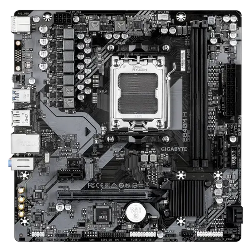 GIGABYTE B840M H DDR5 HDMI-DP PCIE 4.0 AM5 mATX görseli 3