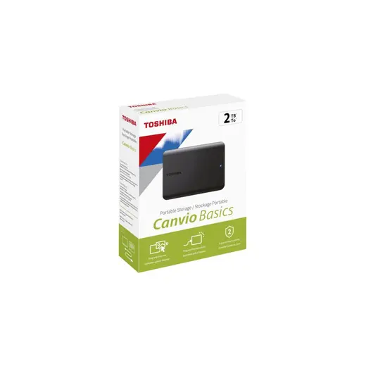 Toshiba 2.5" 2TB USB3.2 G1 Canvio Basic Siyah HDTB520EK3AA