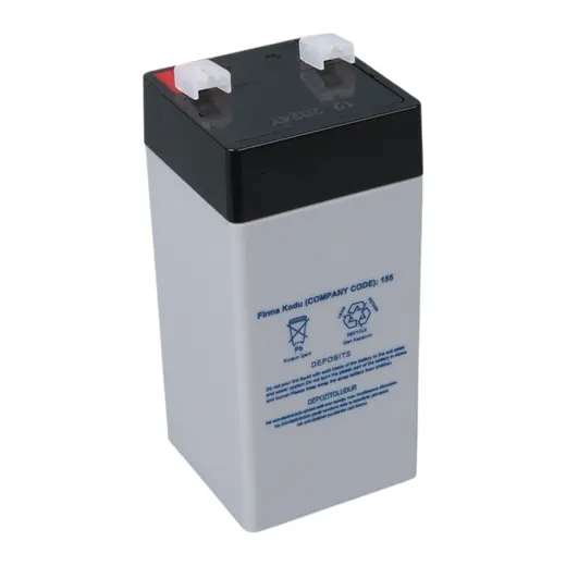 YOKOHAMA YH-44.0 4 VOLT - 4 AMPER DİK KURU AKÜ (46 X 46 X 100 MM) alternatif görünüm