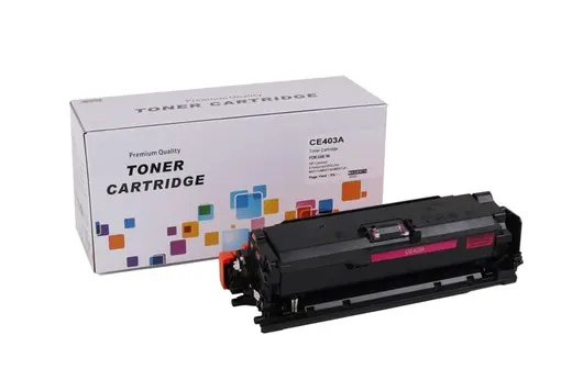 HP CE253A 504A - CE403A 507A Kırmızı Muadil Toner CP3525 CM3530 Pro500 M551