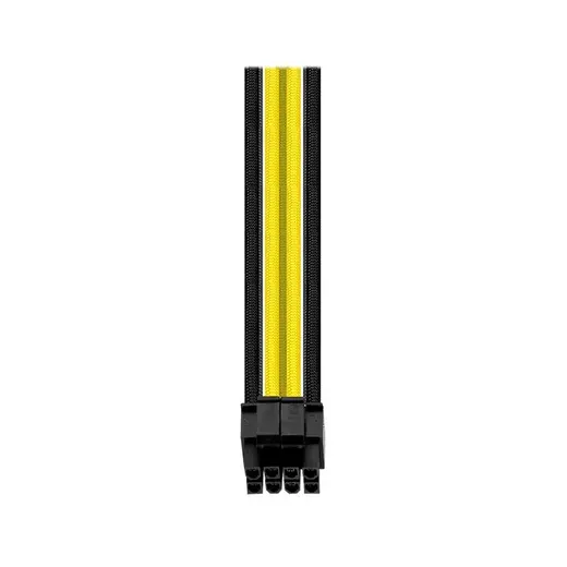 THERMALTAKE TtMod AC-047-CN1NAN-A1 Power Supply Sleeved Kablo Sarı/Siyah görseli 2