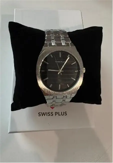Swiss Plus Man Watch Basic Seri Model-6 ST2302AGP Black-Silver(Kol Saati)