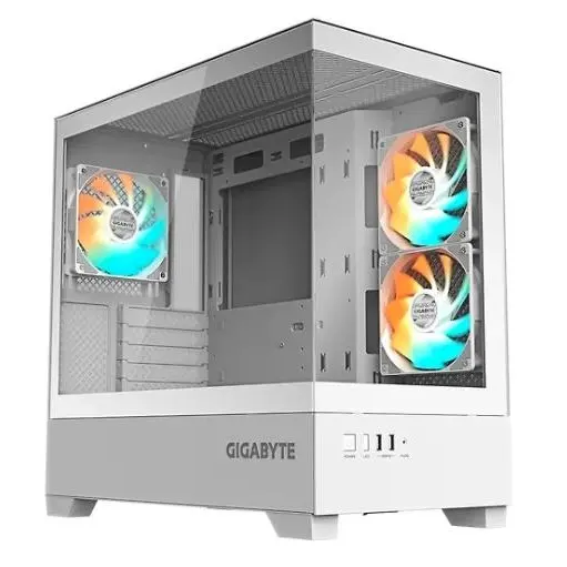 GIGABYTE GB-C201PI GAMING Mid-Tower PC Kasası Beyaz 360mm Soğutma Desteği görseli 5