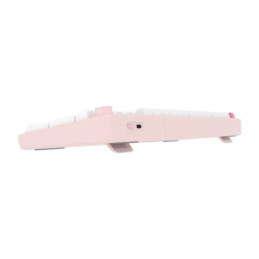 HAWK GAMING HK258 MEMBRANE LCD RGB KABLOSUZ/BLUETOOTH TURKCE KLAVYE BEYAZ/PEMBE alternatif görünüm