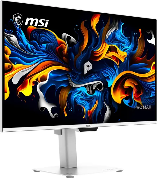MSI 27" OLED PRO MAX 271UPXW12G 0.03MS 120HZ HDMI-DP Pivot Kurumsal Monitör 3840x160 Beyaz görseli 7