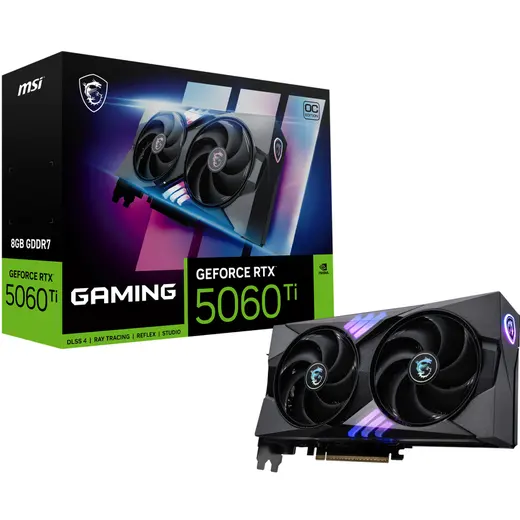 MSI VGA GEFORCE RTX 5060 TI 8G GAMING OC 8GB GDDR7 128B DX12