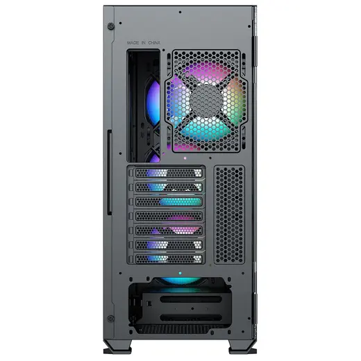 POWERBOOST 850w 80+ Bronze PB-P3720B 4-ARGB Fanlı EATX PC Kasası görseli 1