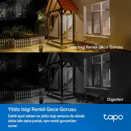 TP-LINK 8MP Bullet 3MM WIFI Kablosuz Pilli IP Kamera TAPO-C460 görseli 3