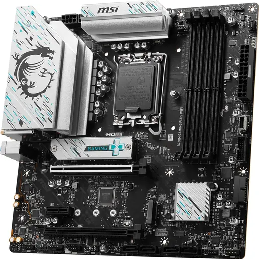 MSI B760M GAMING PLUS WIFI DDR5 HDMI-DP PCIE 4.0 1700p mATX görseli 5