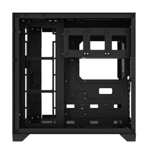 AIGO FT418 Ultra Siyah 7x L17 ARGB Fanlı 850W 80+ Bronze Gen5 LCD Mid Tower Kasa görseli 8