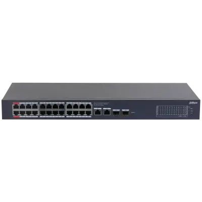 DAHUA CS4228-24GT-240 24X1G RJ45 POE 2X1G RJ45 2X1G SFP 240W YONETILEBILIR POE SWITCH
